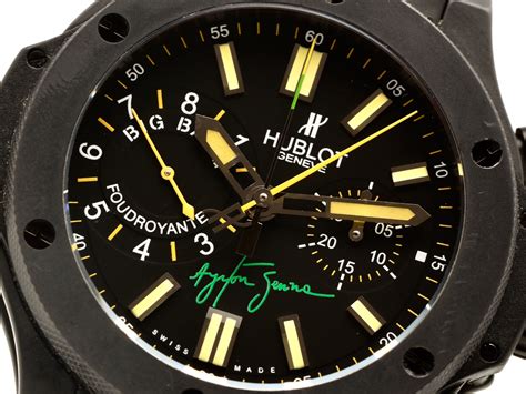 hublot big bang ayrton senna limited edition gents titanium watch